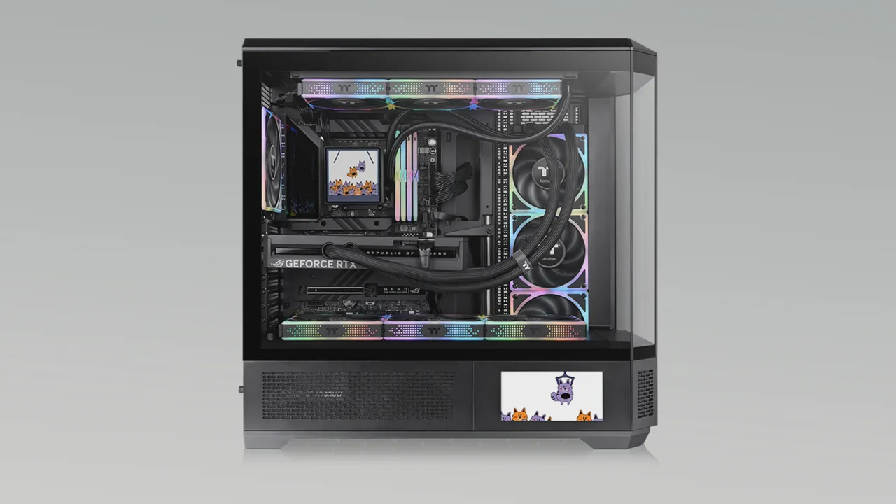 Thermaltake View 600 TG prémium Full Tower PC ház
