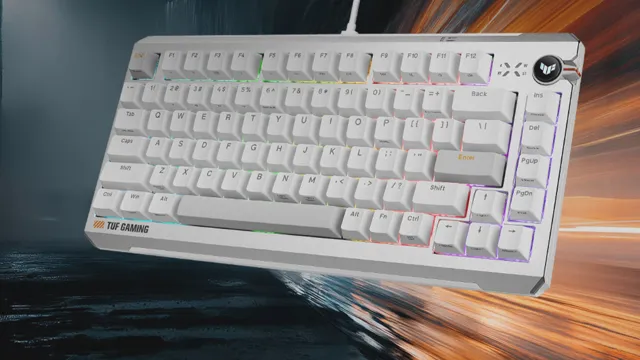 ASUS TUF Gaming K4 Magnetic gamer billentyűzet