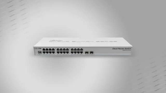 MikroTik CRS326-24G-2S+RM switch